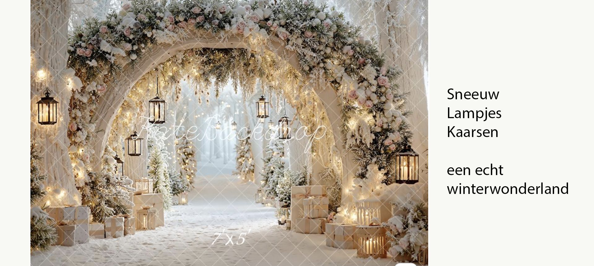  Kerst - Besneeuw laantje - Zaterdag 7 en Zondag 8 november 2026  (voor hele gezin)