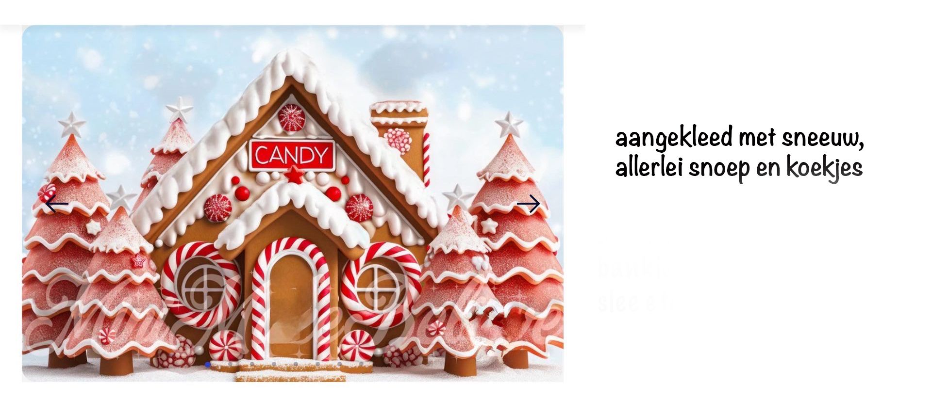 Kerst: Christmas Candyland - zondag 2 november ( alleen voor kindjes)