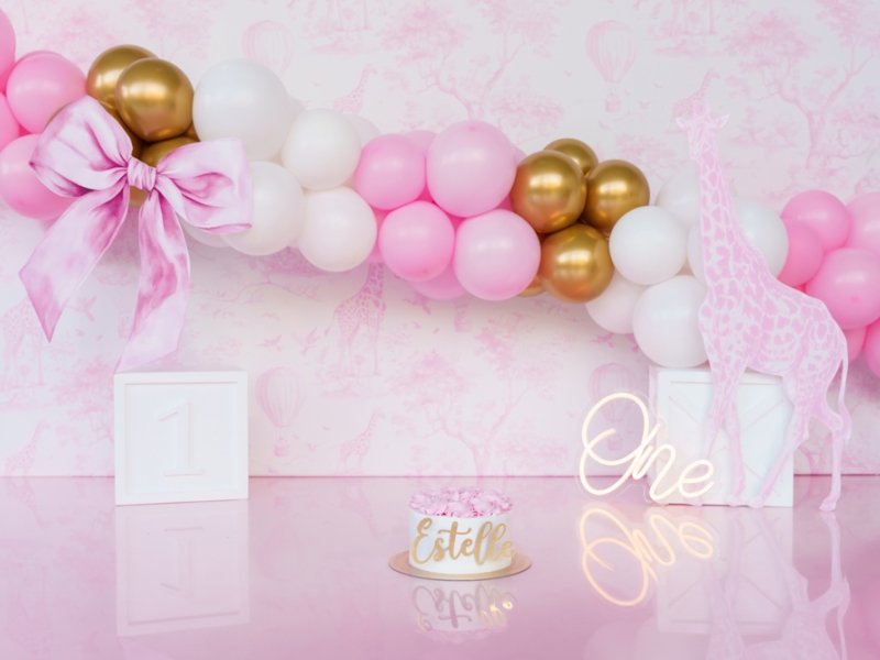 625. Baby Dior / Toile de Jouy roze