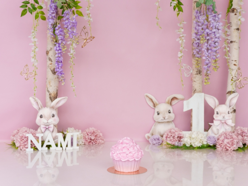 633. Hop little bunnies /Konijntjes